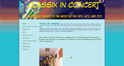 Desktop Screenshot of classixinconcert.com